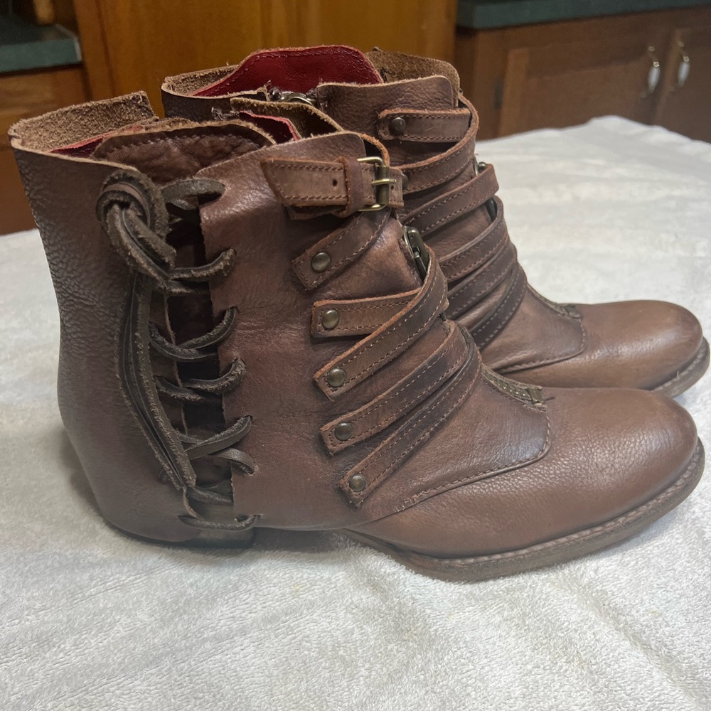 Freebird by Steven Brown Lace Up Boots